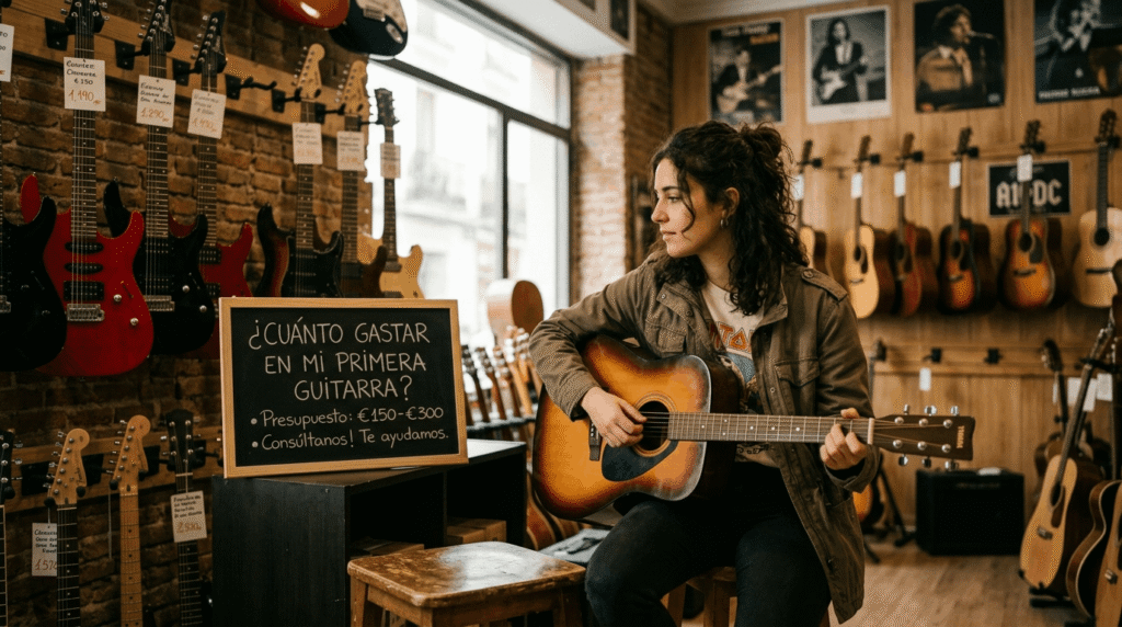 Guía de presupuesto para comprar tu primera guitarra.